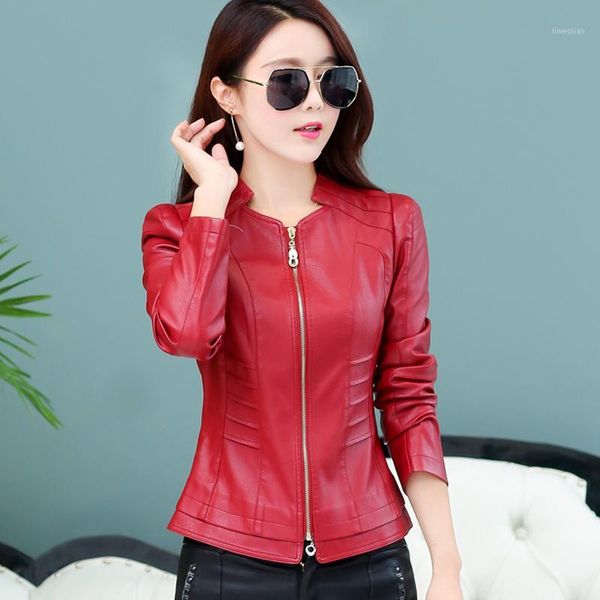 spring and autumn new women's short-sleeved jacket women's leather jackets 2019 new fashion women leather jacket 4xl plus size1, Black
spring and autumn new women's short-sleeved jacket women's leather jackets 2019 new fashion women leather jacket 4xl plus size1, Black