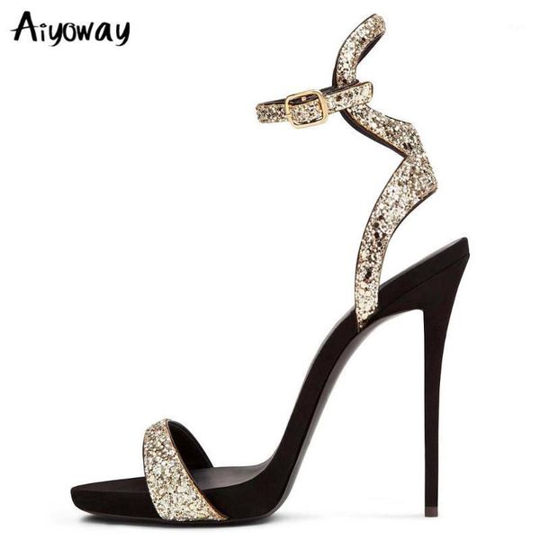 dress shoes aiyoway elegant gold ankle strappy gladiator sandals summer women stiletto high heels female open toe big size1, Black
dress shoes aiyoway elegant gold ankle strappy gladiator sandals summer women stiletto high heels female open toe big size1, Black