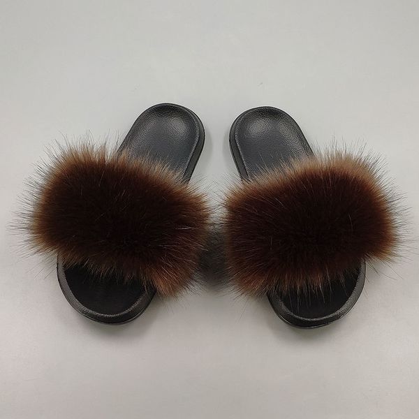 15 colors fake fox fur slippers large size summer open toe fluffy fake fur slippers casual black slippers furry shoes y200706
15 colors fake fox fur slippers large size summer open toe fluffy fake fur slippers casual black slippers furry shoes y200706