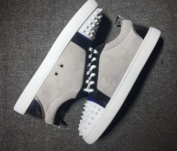 junior spikes orlato man red bottom sneakers restoring ancient ways denim lurex leisure flats luxury women casual walking shoes, Black
junior spikes orlato man red bottom sneakers restoring ancient ways denim lurex leisure flats luxury women casual walking shoes, Black