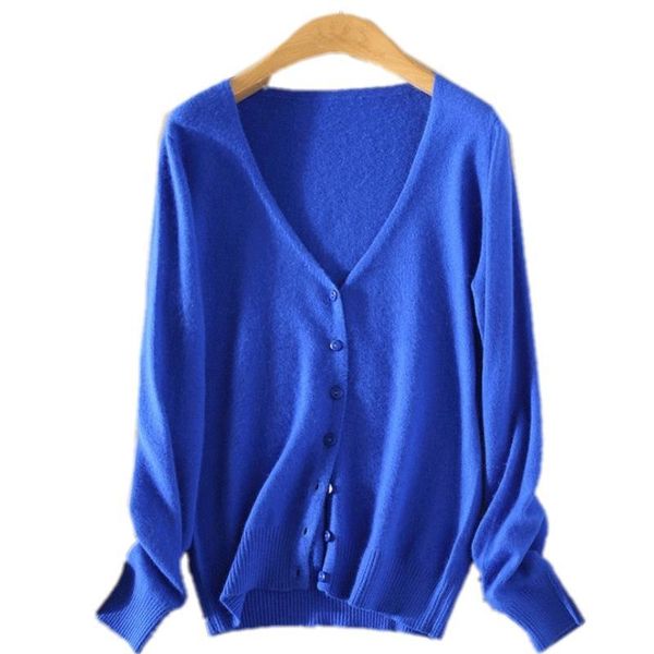2021 women's cashmere autumn winter v-neck cardigan sweater wool elastic sweaters slim tight bottoming knitted cardigans, White
2021 women's cashmere autumn winter v-neck cardigan sweater wool elastic sweaters slim tight bottoming knitted cardigans, White