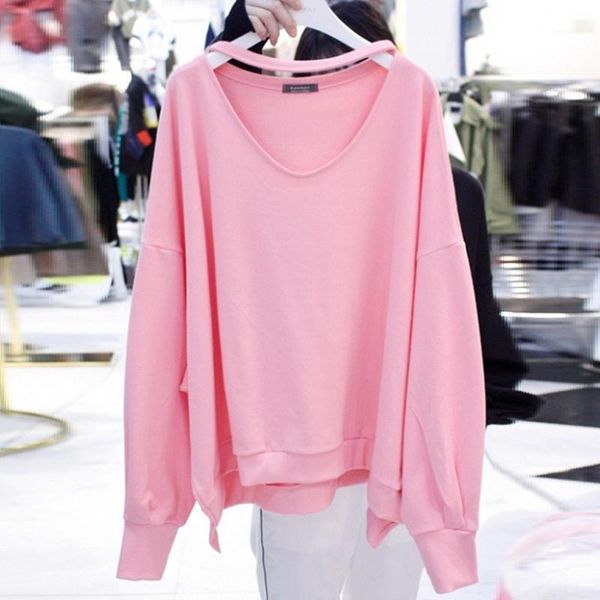 pink sweatshirt for women simple solid color v-neck long sleeve sweatshirts students female hoodie loose hoodies pullovers1, Black
pink sweatshirt for women simple solid color v-neck long sleeve sweatshirts students female hoodie loose hoodies pullovers1, Black