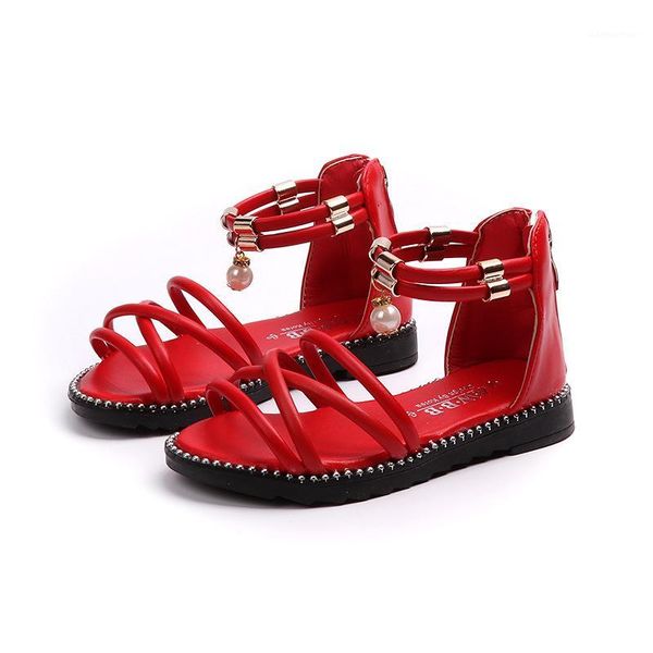 kids girls sandals shoes summer fashion pearl princess rome sandals flat heels soft sole children girl shoes ankle wrap eu 21-361, Black;red
kids girls sandals shoes summer fashion pearl princess rome sandals flat heels soft sole children girl shoes ankle wrap eu 21-361, Black;red