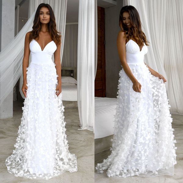deep v strap lace wedding dress bridal gown wedding gown customer made, White
deep v strap lace wedding dress bridal gown wedding gown customer made, White