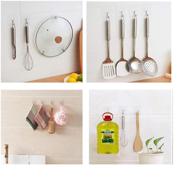 30/20/10pcs transparent strong self adhesive door wall hangers hooks suction heavy load rack cup sucker for kitchen bbyarr
30/20/10pcs transparent strong self adhesive door wall hangers hooks suction heavy load rack cup sucker for kitchen bbyarr
