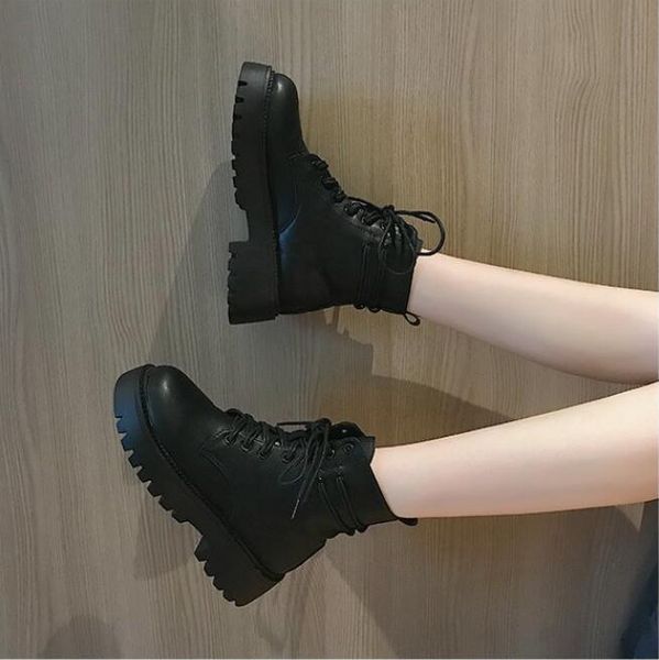 lace up med heel boots female shoes luxury designer round toe boots-women ladies black lolita rubber fashion rock autumn 2020
lace up med heel boots female shoes luxury designer round toe boots-women ladies black lolita rubber fashion rock autumn 2020
