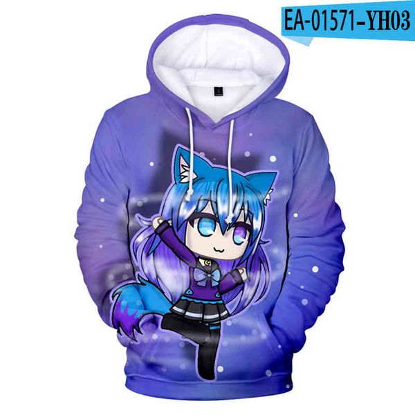 game gacha life sweatshirt boys girls kids hoodies streetwear kawaii cartoon cosplay costume children anime clothes, Blue;black
game gacha life sweatshirt boys girls kids hoodies streetwear kawaii cartoon cosplay costume children anime clothes, Blue;black