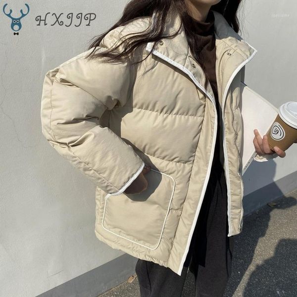 2019 new women winter down cotton coat retro thickened waist show thin short tooling sustans jackets female1, Black
2019 new women winter down cotton coat retro thickened waist show thin short tooling sustans jackets female1, Black