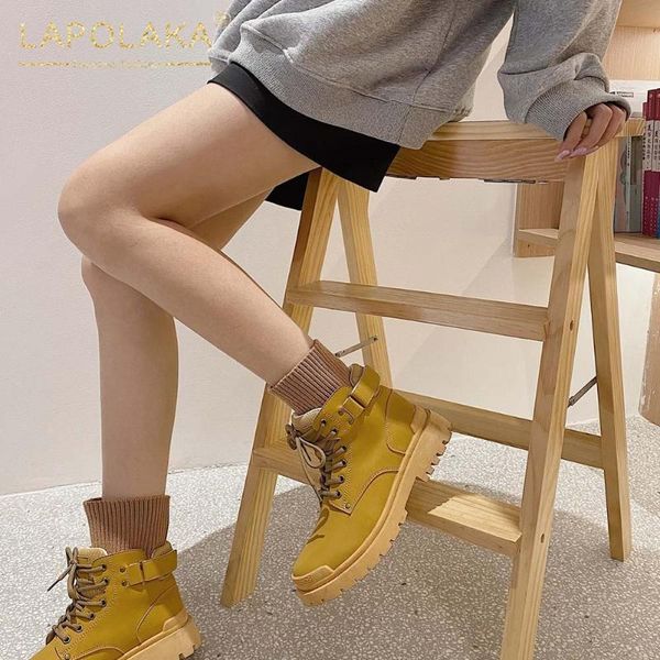 boots lapolaka design skidproof comfortable office shoes ladies bootie elastic band platform work dropship woman, Black
boots lapolaka design skidproof comfortable office shoes ladies bootie elastic band platform work dropship woman, Black