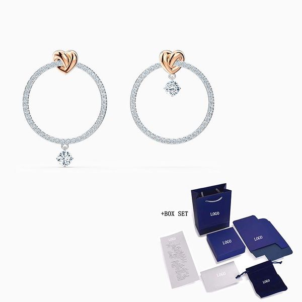 stud 2021 fashion accessories swa lifelong heart pierced earrings heart-shaped decoration ladies jingdong romantic gift engagemen, Golden;silver
stud 2021 fashion accessories swa lifelong heart pierced earrings heart-shaped decoration ladies jingdong romantic gift engagemen, Golden;silver