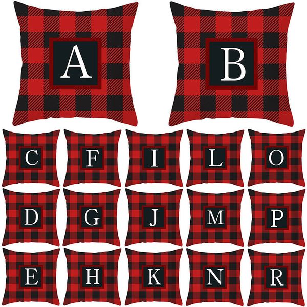 1pcs christmas black red plaid letter cushion cover polyester pillow case decorative sofa home car decor pillowcover 40971
1pcs christmas black red plaid letter cushion cover polyester pillow case decorative sofa home car decor pillowcover 40971