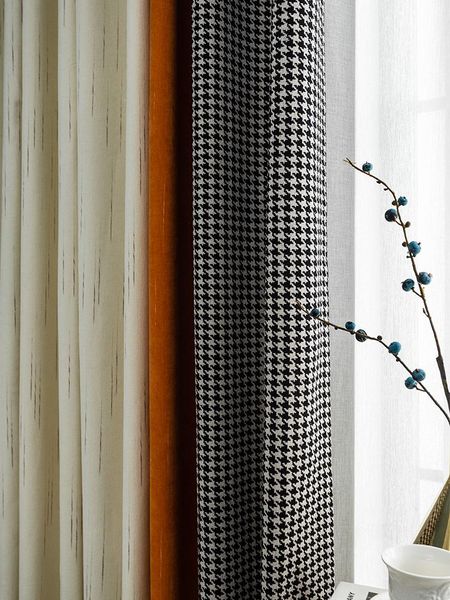 custom curtain nordic simplicity color stitching houndstooth livingroom chenille shading bedroom blackout curtain drape m899
custom curtain nordic simplicity color stitching houndstooth livingroom chenille shading bedroom blackout curtain drape m899