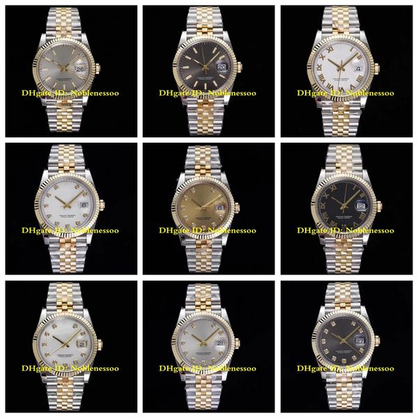 15 color new style 36mm yellow gold black diamond dial mens watch 126233 n factory 904l steel eta 2813 automatic movement watches, Slivery;brown
15 color new style 36mm yellow gold black diamond dial mens watch 126233 n factory 904l steel eta 2813 automatic movement watches, Slivery;brown