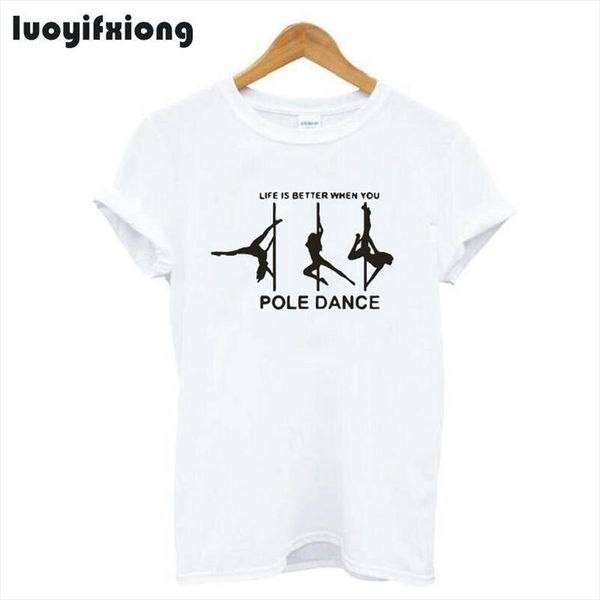 fashion pole dance printed women tshirt short sleeve shirt tee shirt femme casual harajuku t women camisas mujer, White
fashion pole dance printed women tshirt short sleeve shirt tee shirt femme casual harajuku t women camisas mujer, White