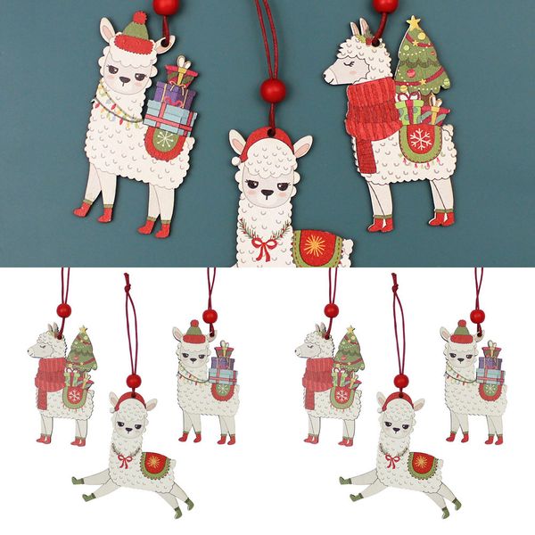 christmas ornaments huadodo 3pcs alpaca wooden pendants xmas tree hanging decoration for home new year decor kids toys
christmas ornaments huadodo 3pcs alpaca wooden pendants xmas tree hanging decoration for home new year decor kids toys