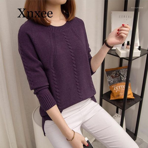 women's sweaters 2021 autumn winter pullover sweater women o-neck long sleeve knitted female army green purple jumper ladies wool1, White;black
women's sweaters 2021 autumn winter pullover sweater women o-neck long sleeve knitted female army green purple jumper ladies wool1, White;black