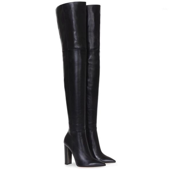 fashion over the knee woman boots nude leather thick high heels thigh woman boots black nightclub dress shoes big size 34-451
fashion over the knee woman boots nude leather thick high heels thigh woman boots black nightclub dress shoes big size 34-451