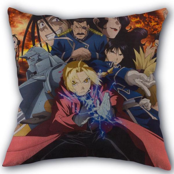 pillow case arrival fullmetal alchemist pillowcase cotton linen fabric square zipper 45x45cm wedding decorative cover
pillow case arrival fullmetal alchemist pillowcase cotton linen fabric square zipper 45x45cm wedding decorative cover