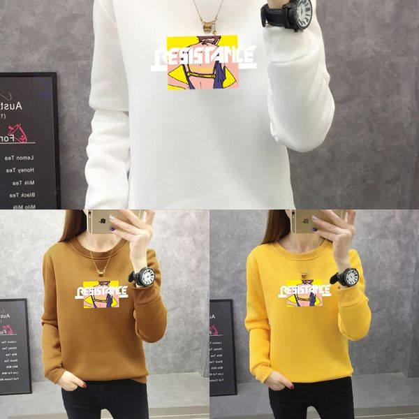 rzzma autumn winter 2020 korean version sweatercoat sweatersweater printed djogh coat women round neck large women's fashion plus, Black
rzzma autumn winter 2020 korean version sweatercoat sweatersweater printed djogh coat women round neck large women's fashion plus, Black