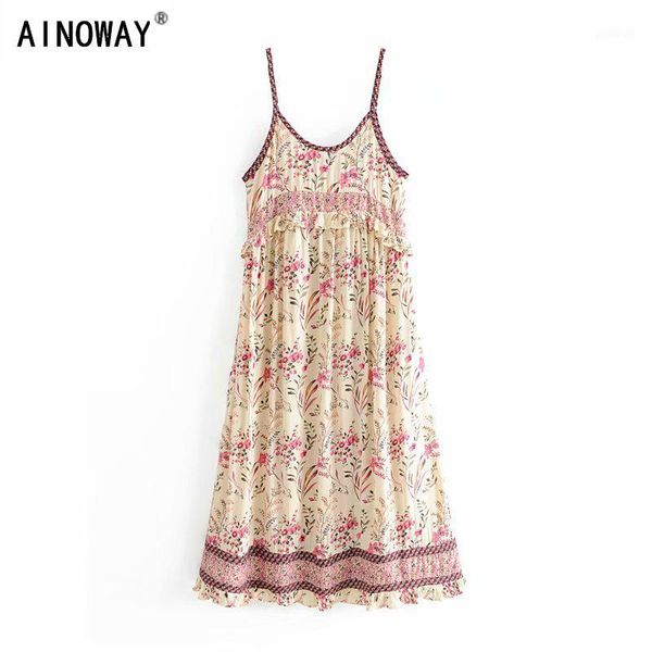casual dresses vintage chic women floral print v-neck sleeveless beach bohemian dress ladies summer rayon boho midi vestidos1, Black;gray
casual dresses vintage chic women floral print v-neck sleeveless beach bohemian dress ladies summer rayon boho midi vestidos1, Black;gray