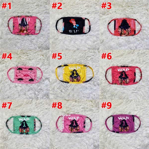 wap letter printed fashion women face mask dustproof anti-uv masks protective covers mouth-muffle milk silk fabric breathable masks d102303 
wap letter printed fashion women face mask dustproof anti-uv masks protective covers mouth-muffle milk silk fabric breathable masks d102303