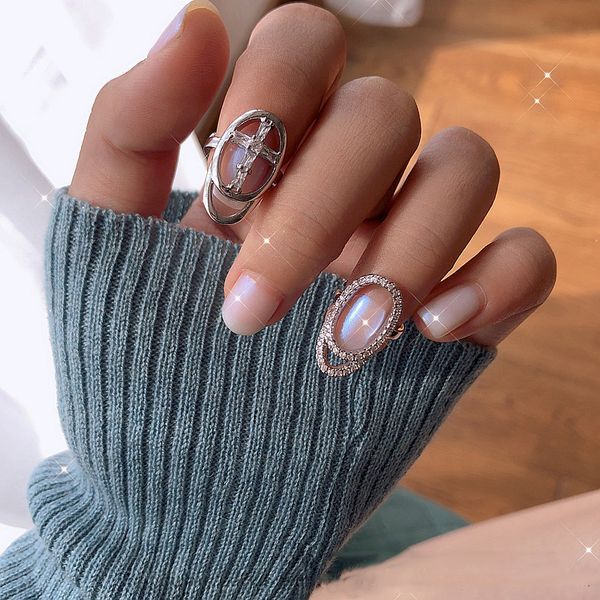 aomu new fashion jewelry hollow ring charm crystal finger nail rings for women lady rhinestone zircon fingernail protective, Golden;silver
aomu new fashion jewelry hollow ring charm crystal finger nail rings for women lady rhinestone zircon fingernail protective, Golden;silver