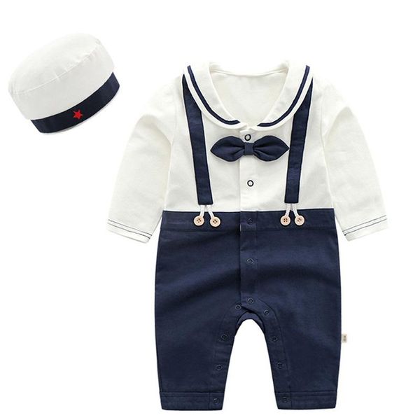 rompers navy style infant baby boys jumpsuit spring and autumn toddler long sleeve cotton romper clothes, Blue
rompers navy style infant baby boys jumpsuit spring and autumn toddler long sleeve cotton romper clothes, Blue