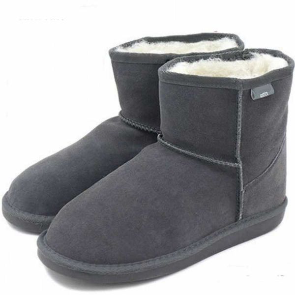 new emyemu mini style cow-suede genuine with 100% wool inner snow boots winter shoes 5color ankle women, Black;brown
new emyemu mini style cow-suede genuine with 100% wool inner snow boots winter shoes 5color ankle women, Black;brown