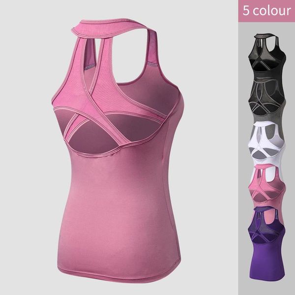 yoga women gym sportswear vest quickly dry sleeveless running vest quick dry gym yoga tank workout female t-shirt, White;red
yoga women gym sportswear vest quickly dry sleeveless running vest quick dry gym yoga tank workout female t-shirt, White;red