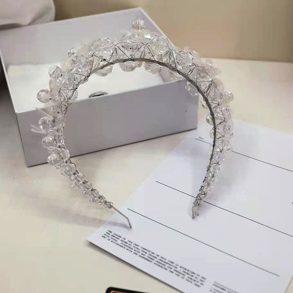 european new style beautifully headbands wide side full of crystal headband luxury thick creative headpiece c036, Silver
european new style beautifully headbands wide side full of crystal headband luxury thick creative headpiece c036, Silver