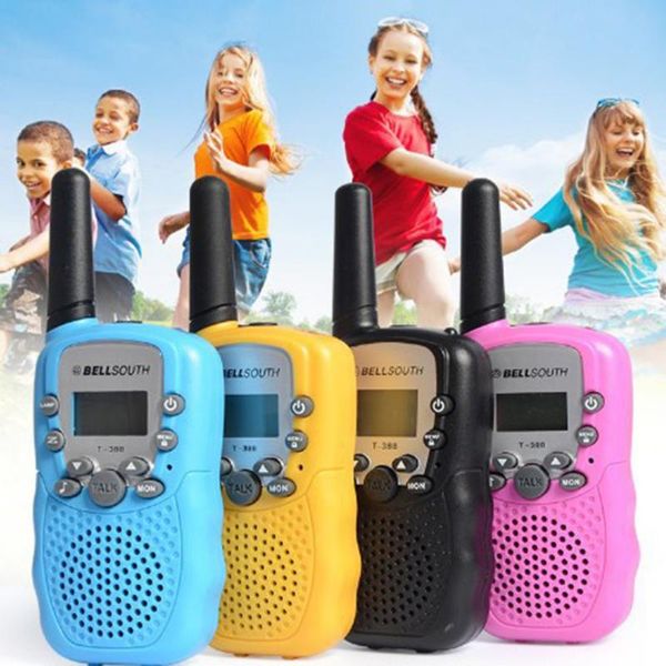 walkie talkie 2pcs t-388 toys for children 0.5w 22ch lcd display two way kids radio intercom brithday xmas gift
walkie talkie 2pcs t-388 toys for children 0.5w 22ch lcd display two way kids radio intercom brithday xmas gift
