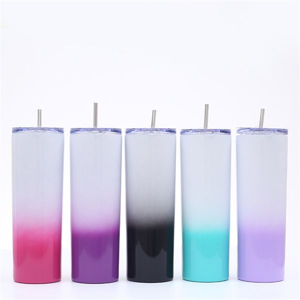 20oz stainless steel skinny tumbler vacuum insulated straight cup beer coffee mug glasses with lids and straws a05
20oz stainless steel skinny tumbler vacuum insulated straight cup beer coffee mug glasses with lids and straws a05