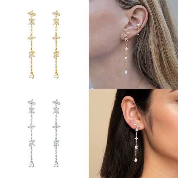 BOAKO Tassel Flower 2021 Trend Earrings Silver 925 Jewelry Earrings Dangle Unusual Piercing Fast Fashion Ear Cuff #12.13
BOAKO Tassel Flower 2021 Trend Earrings Silver 925 Jewelry Earrings Dangle Unusual Piercing Fast Fashion Ear Cuff #12.13