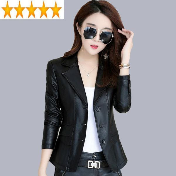 black coat female short jackets for women 2021 faux leather pu spring autumn abrigo mujer 910 
black coat female short jackets for women 2021 faux leather pu spring autumn abrigo mujer 910