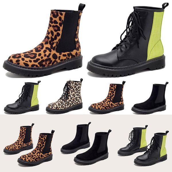 wholesale fashion womens boots balck leopard green color matching slip-on thick flat bottom winter boot lace-up booties outdoor 35-40
wholesale fashion womens boots balck leopard green color matching slip-on thick flat bottom winter boot lace-up booties outdoor 35-40