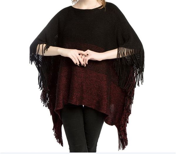 new autumn and winter sweaters european and american ladies shawls striped patchwork color gold silk shawls warm tassel cloak sale ly1223a, White
new autumn and winter sweaters european and american ladies shawls striped patchwork color gold silk shawls warm tassel cloak sale ly1223a, White