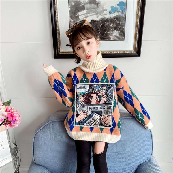 foreign girls' new pullover sle 2020 autumn and winter drs children's high collar sweater medium length net red t-shirt, Blue
foreign girls' new pullover sle 2020 autumn and winter drs children's high collar sweater medium length net red t-shirt, Blue