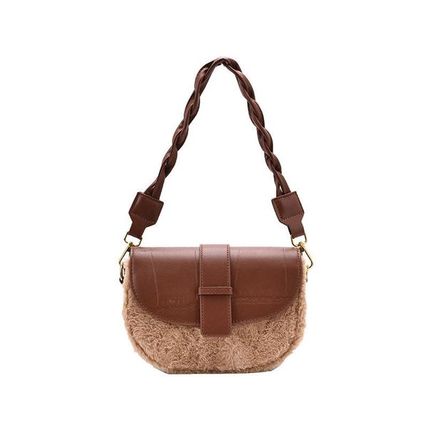 shoulder bags vintage oval bag pu handbag for fashion soft women wide strap crossbody