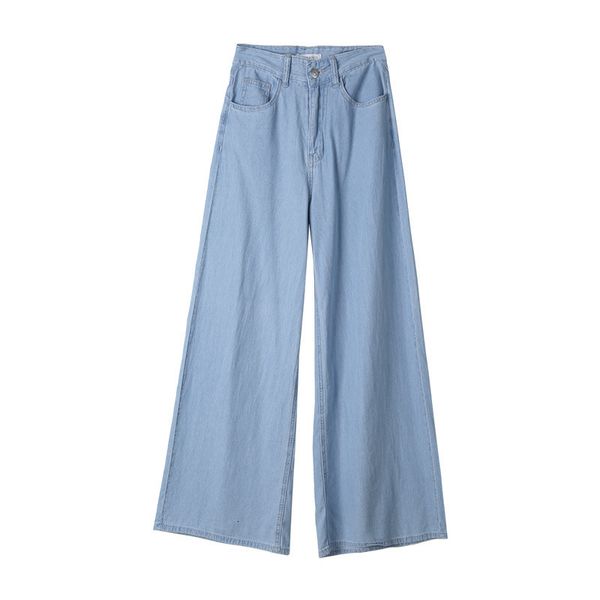 2021 new spring summer high waist urban denim simple and versatile straight tube thin light pants color 3wld, Blue
2021 new spring summer high waist urban denim simple and versatile straight tube thin light pants color 3wld, Blue
