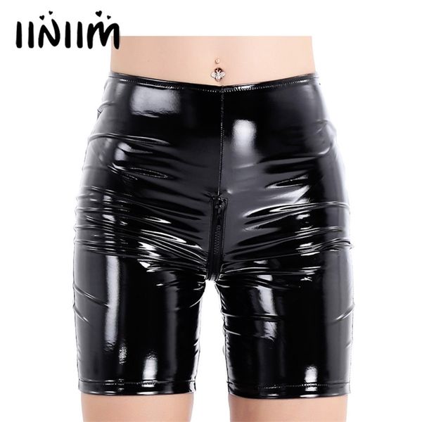 womens welook leather slim fit wetlook clubwear open crotch zippered tight shorts for female nightclub pole costume party shorts y200403, White;black
womens welook leather slim fit wetlook clubwear open crotch zippered tight shorts for female nightclub pole costume party shorts y200403, White;black
