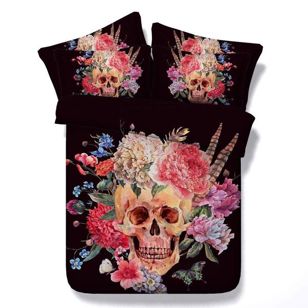 3d head/skull/skeleton/cranium printing 3pcs bedding set with flowers black carbon print 4-piece duvet cover sets
3d head/skull/skeleton/cranium printing 3pcs bedding set with flowers black carbon print 4-piece duvet cover sets