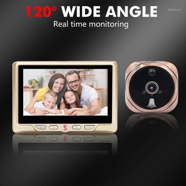 4.3 inch lcd screen digital doorbell door camera motion detect door peephole viewer clear night version non-removable battery1
4.3 inch lcd screen digital doorbell door camera motion detect door peephole viewer clear night version non-removable battery1