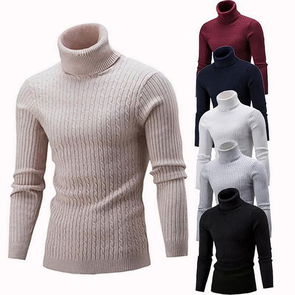 men sweater winter brand new arrivals solid simple slim male high neck sweater jumper knitted male outerwear pullovers sweaters, White;black
men sweater winter brand new arrivals solid simple slim male high neck sweater jumper knitted male outerwear pullovers sweaters, White;black