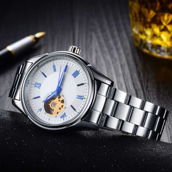 watch tiannbu automatic men's business mechanical flying camel hollow fashion classic, Slivery;brown
watch tiannbu automatic men's business mechanical flying camel hollow fashion classic, Slivery;brown