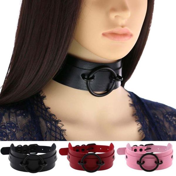 new rock punk dark black big alloy circle charm pu leather collar women choker necklace colier multicolor gift jewelry y, Golden;silver
new rock punk dark black big alloy circle charm pu leather collar women choker necklace colier multicolor gift jewelry y, Golden;silver