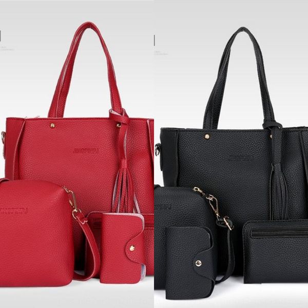 new korean pail tassel women's one four-piece shoulder shoulder bagmother bag four piece set of cross arm mobile phone pocket bag dsfjx
new korean pail tassel women's one four-piece shoulder shoulder bagmother bag four piece set of cross arm mobile phone pocket bag dsfjx