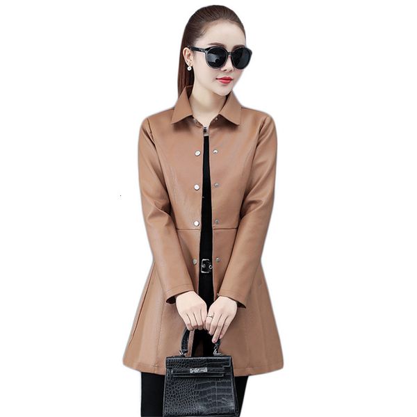 2021 new female jacket caramel m-4xl plus size winter fashion fine long from fake women's leather, Black
2021 new female jacket caramel m-4xl plus size winter fashion fine long from fake women's leather, Black