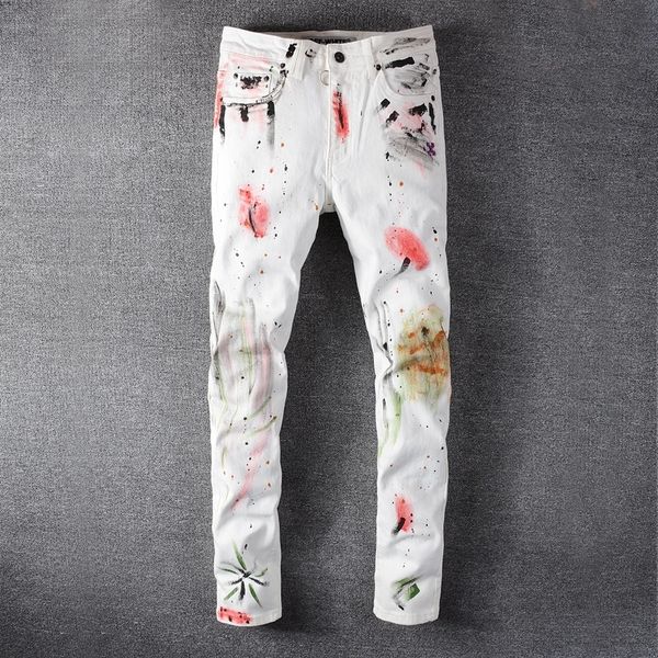 высокая уличная мода новенькие узкие брюки джинсы плотно pantswhite граффити джинсы растягиваются тонкий подходят узкие брюки 151 xqbzh, Blue
высокая уличная мода новенькие узкие брюки джинсы плотно pantswhite граффити джинсы растягиваются тонкий подходят узкие брюки 151 xqbzh, Blue