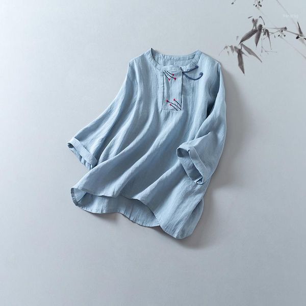 chkemoxia first heart 2020 season chinese embroidered shirt elegant quality cotton and linen clothes, White
chkemoxia first heart 2020 season chinese embroidered shirt elegant quality cotton and linen clothes, White