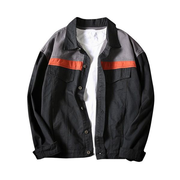 new autumn japanese vintage streetwear jacket men's large size leisure loose corset cardigan denim casual jacket, Black;brown
new autumn japanese vintage streetwear jacket men's large size leisure loose corset cardigan denim casual jacket, Black;brown